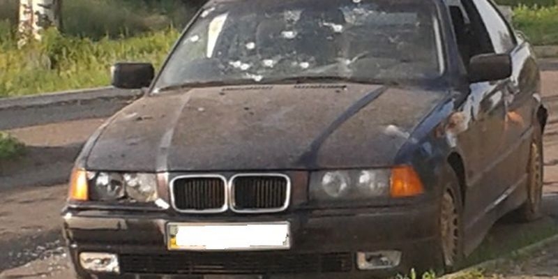 В Артемовске расстреляли BMW командира танковой части