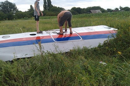 В Донецкой области найдены обломки малайзийского лайнера