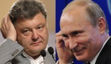 Путин и Порошенко поговорили по телефону о "военном и гуманитарном кризисе в Украине"
