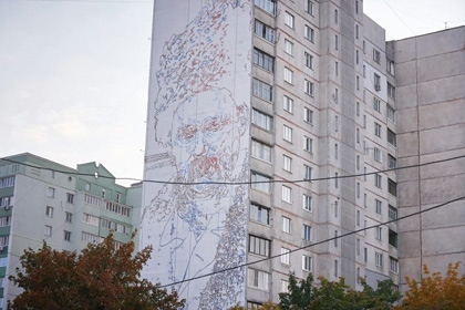В Харькове появится портрет Тараса Шевченко высотой с 17-этажный дом 