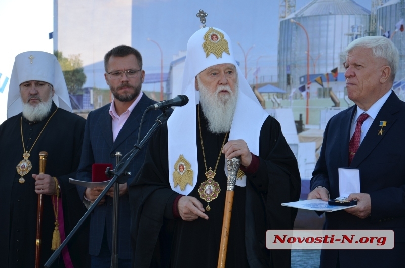 «Россия крепче оружием, но не духом», - патриарх Филарет в Николаеве. ВИДЕО