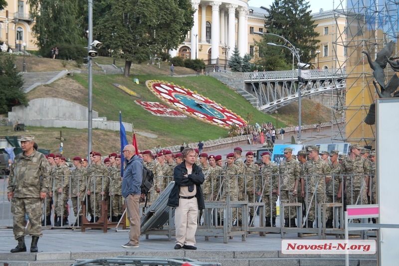 Репетиция военного марша ко Дню независимости в Киеве. ФОТОРЕПОРТАЖ