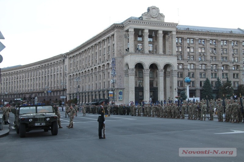 Репетиция военного марша ко Дню независимости в Киеве. ФОТОРЕПОРТАЖ