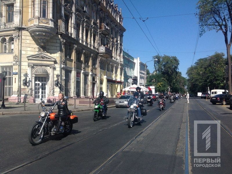 В Одессе прошел парад байкеров. ФОТО