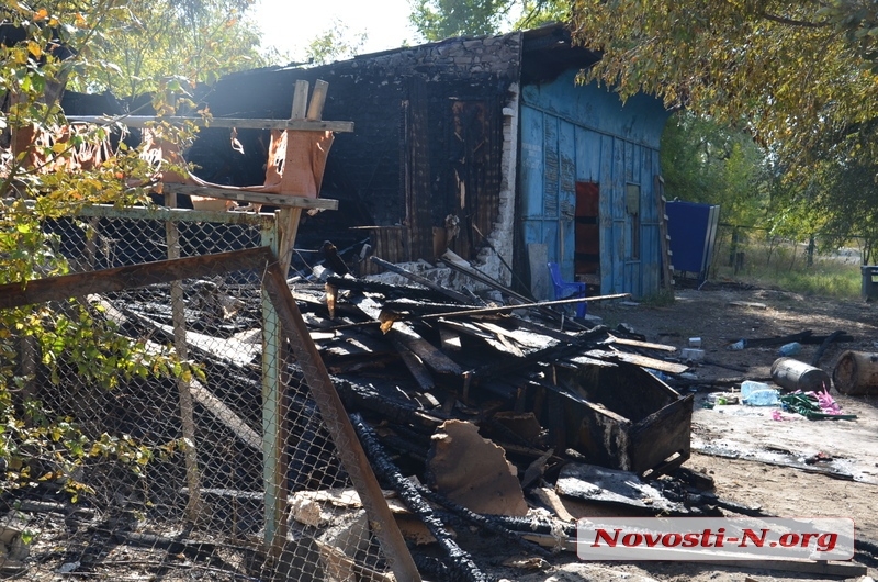 Ночью в парке «Победа» в Николаеве полыхал пожар