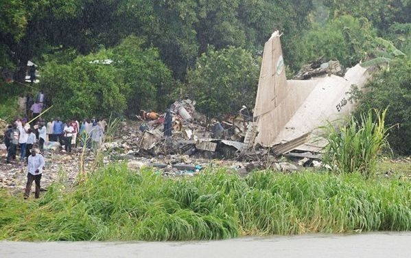 Опубликовано видео катастрофы Ан-12 в Южном Судане