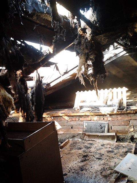 В Николаевской области из-за нарушения правил пожарной безопасности загорелся дом