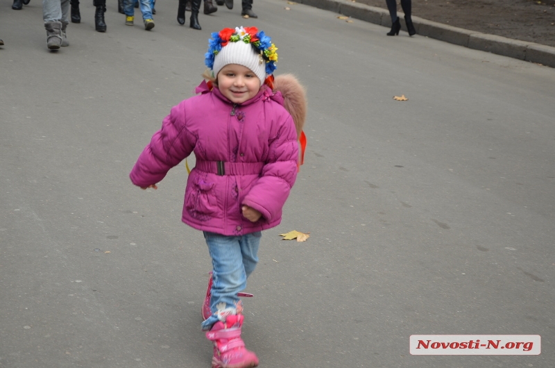В Николаеве прошел марш в честь Дня достоинства и свободы