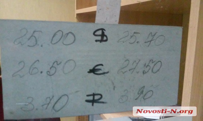 Курс валют в Николаеве: покупают дешевле, продают дороже