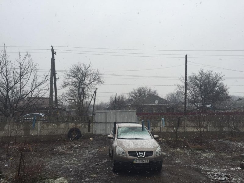 В Одесской области выпал снег (ФОТО)