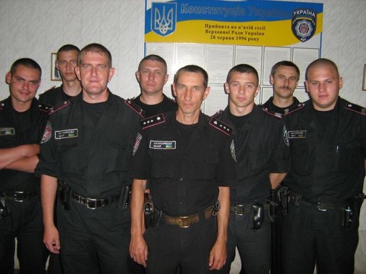 Спецподразделение николаевской милиции «Грифон» отметило профессиональный праздник на боевом посту