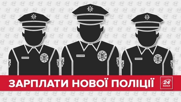 Сколько зарабатывает новая полиция. Инфографика