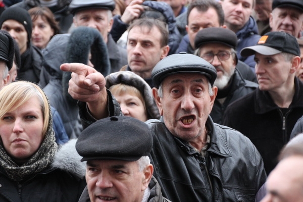 В Кировограде масштабный митинг против переименования города