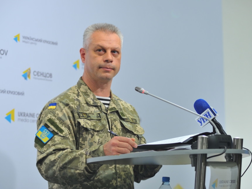 За прошедшие сутки в зоне АТО погибших и раненых среди украинских военных нет