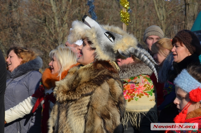 В Николаеве Коляду отметили вождением козы