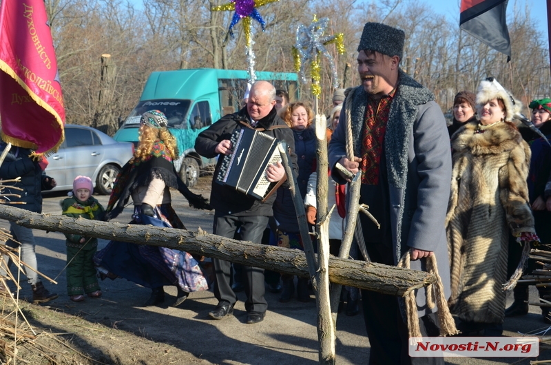 В Николаеве Коляду отметили вождением козы