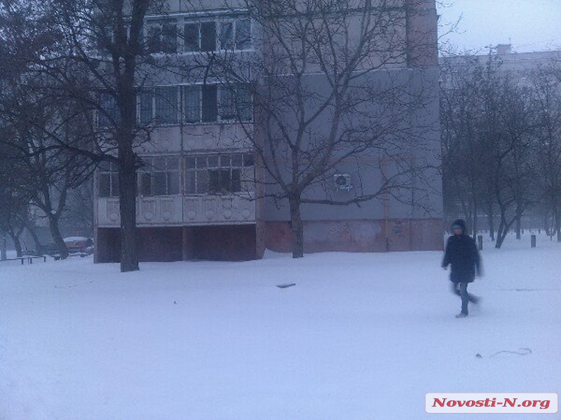 Заснеженный Николаев глазами наших читателей. ФОТОРЕПОРТАЖ