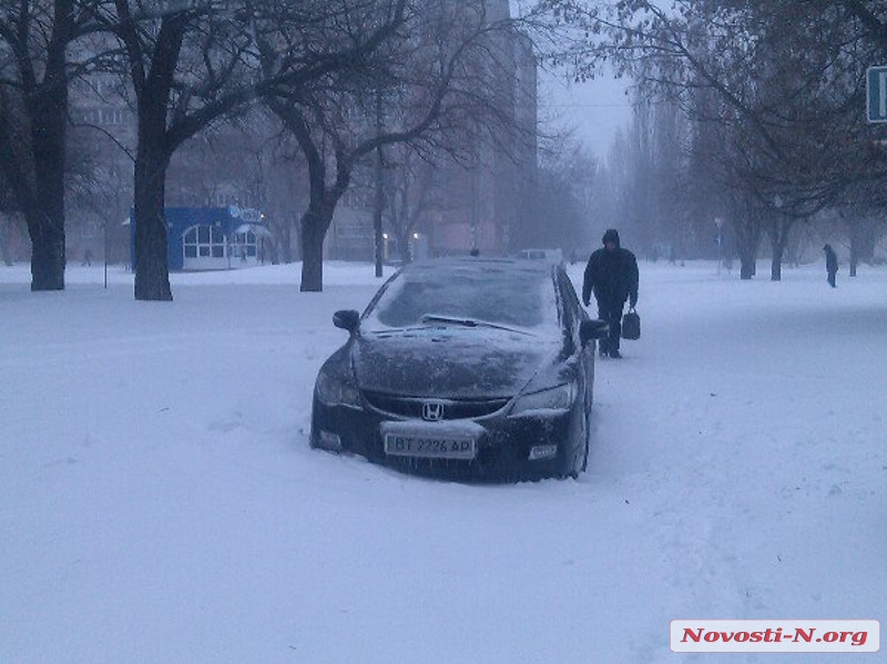 Заснеженный Николаев глазами наших читателей. ФОТОРЕПОРТАЖ ОБНОВЛЯЕТСЯ