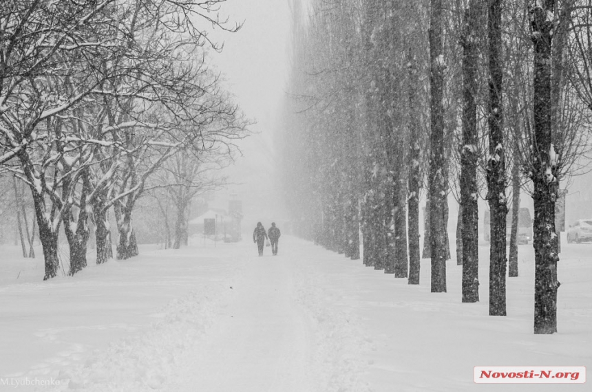 Заснеженный Николаев глазами наших читателей. ФОТОРЕПОРТАЖ ОБНОВЛЯЕТСЯ