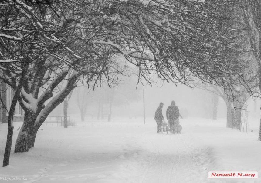 Заснеженный Николаев глазами наших читателей. ФОТОРЕПОРТАЖ ОБНОВЛЯЕТСЯ