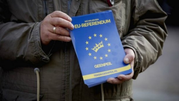 Явка на референдум в Нидерландах составила 32%, против ассоциации Украины с ЕС 64%, - нардеп