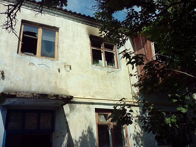 На Николаевщине загорелась квартира в многоэтажке