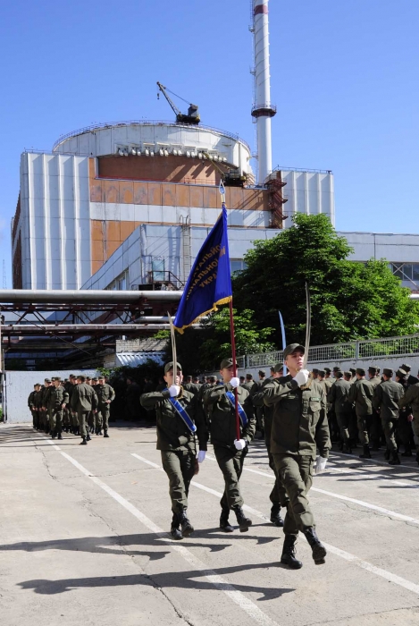 В воинской части, охраняющей Южно-Украинскую АЭС, начался летний курс подготовки военнослужащих