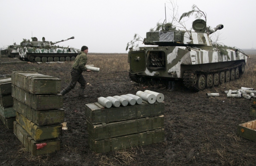За сутки боевики выпустили по украинским военным более полутысячи мин  