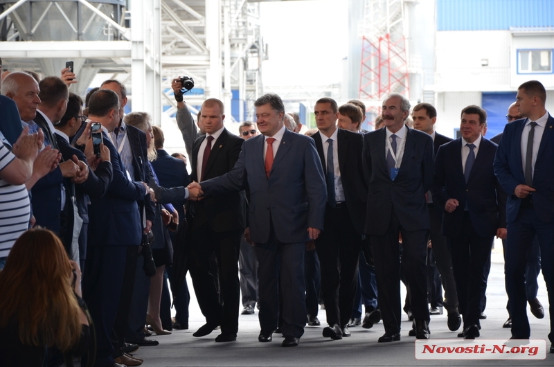 Как в Николаев президент приезжал. ФОТОРЕПОРТАЖ