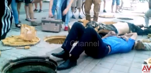 Трагедия в Киеве на Набережной: двое рабочих задохнулись в канализации 