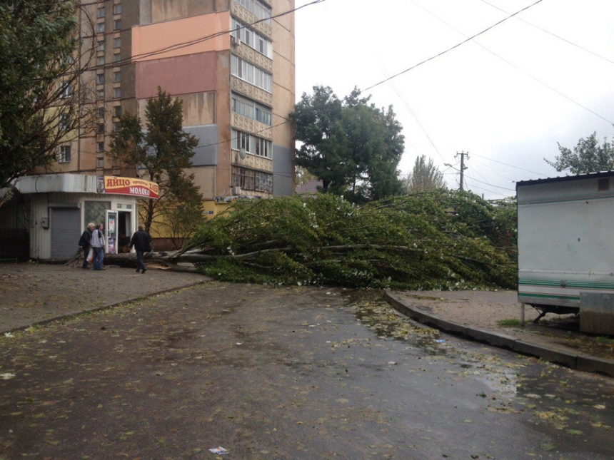 Николаевцы делятся впечатлениями от стихии в соцсетях. ФОТО