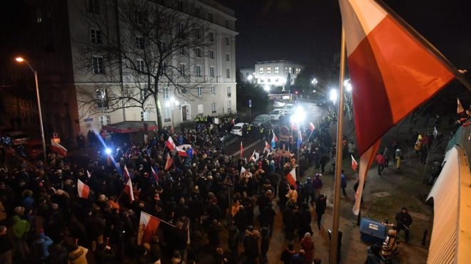 Акциии протеста в Польше: президент Дуда предложил посредничество