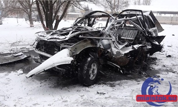 При взрыве автомобиля погиб один из главарей "ЛНР"