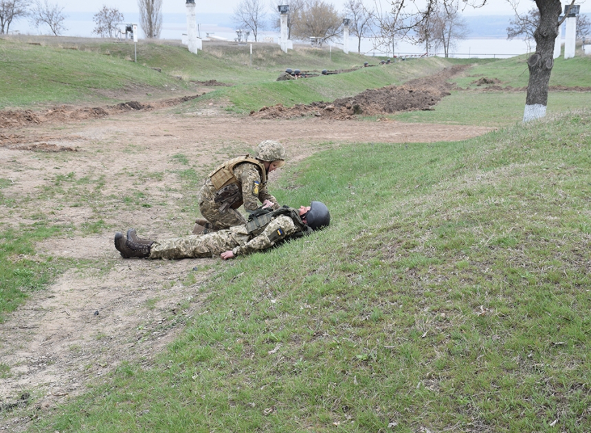 На Николаевщине спасатели провели совместные учения с военнослужащими