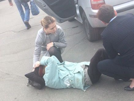 Сестра Надежды Савченко на "Шкоде" сбила пожилую женщину: появилось видео