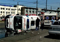 ДТП со "скорой" в Харькове: пострадали семь человек