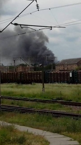В Ровно загорелась воинская часть