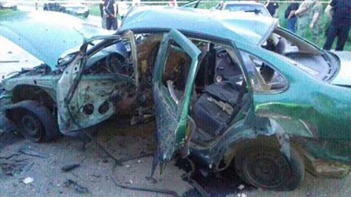 При подрыве автомобиля под Константиновкой погиб полковник СБУ, три человека ранены, - пресс-центр