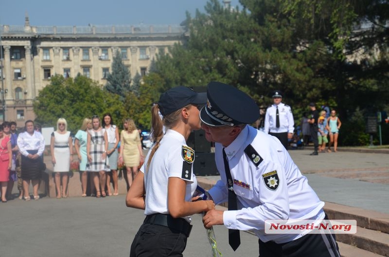 В Николаеве отмечают День Национальной полиции Украины