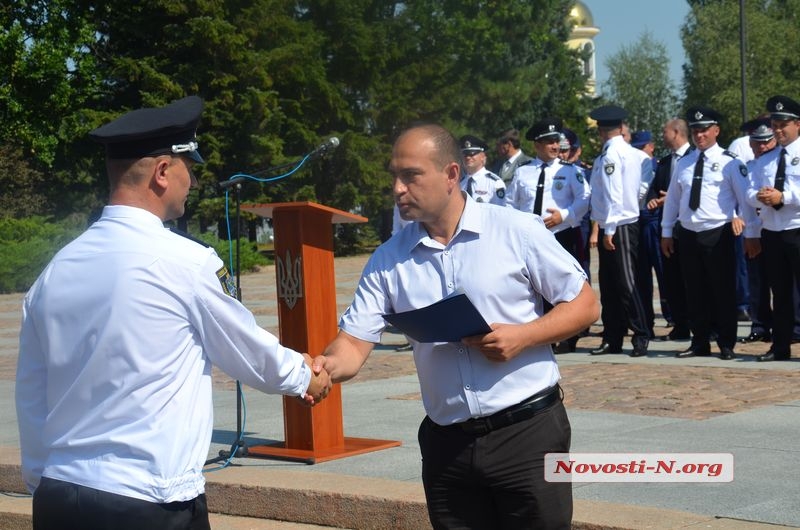 В Николаеве отмечают День Национальной полиции Украины