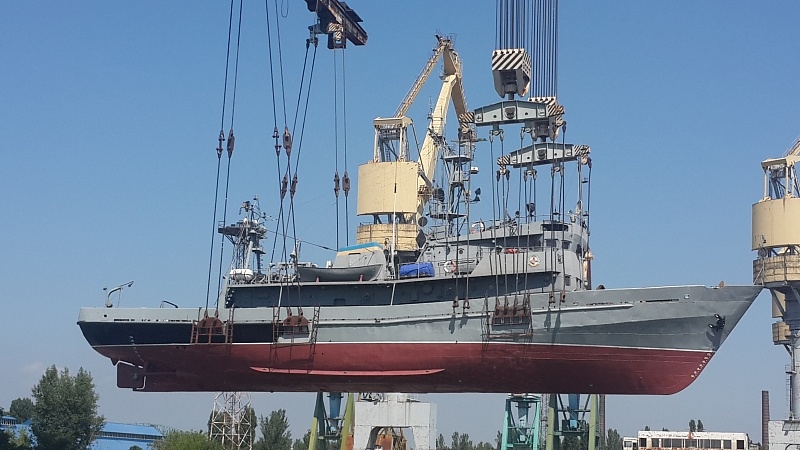 Черноморская верфь SMG отремонтировала морское водолазное судно ВМС Украины «Нетешин»