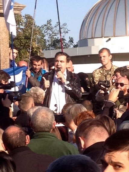 В Одессе закончилась встреча Саакашвили