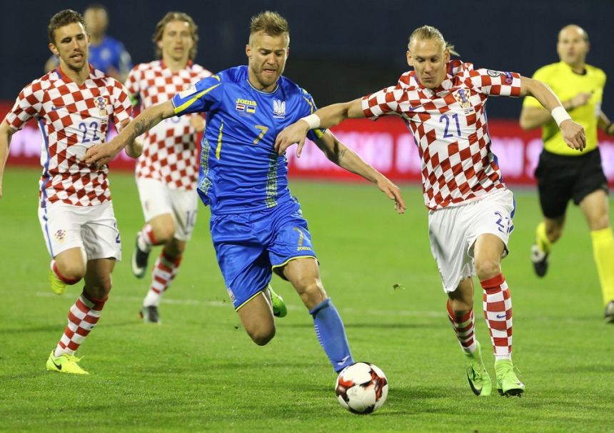 Украина проиграла Хорватии и не поедет на чемпионат мира