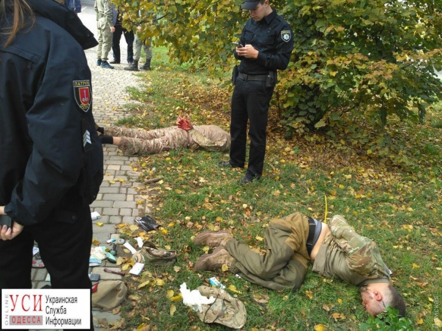 В одесском парке охранники побили пьяных экс-бойцов добровольческого батальона