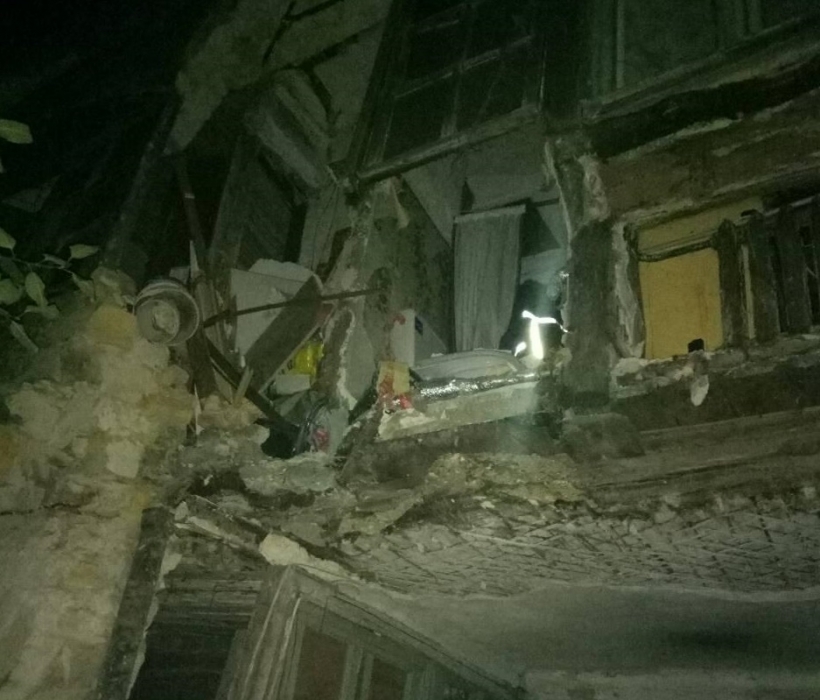 В Одессе рухнула стена многоквартирного жилого дома