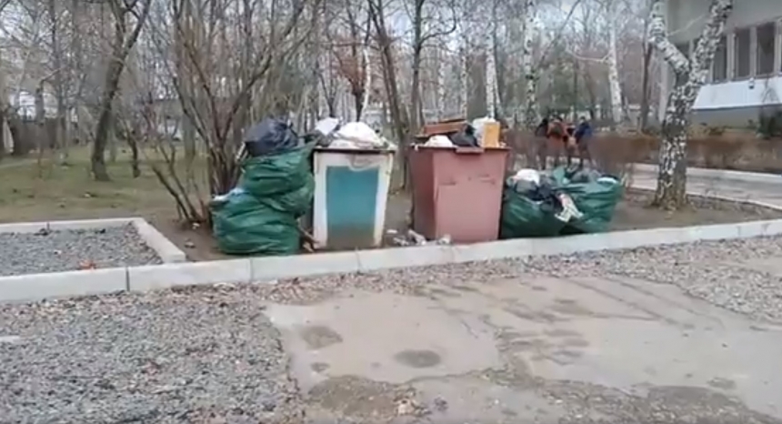 В Корабельном районе Николаева вторую неделю не вывозят мусор 