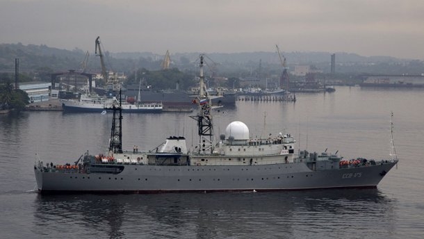 У берегов США разоблачили российский корабль-шпион