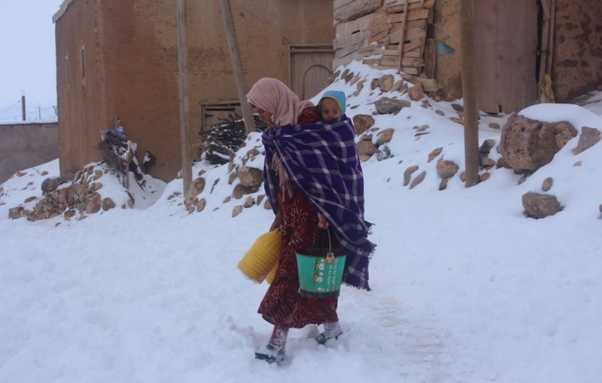В Марокко впервые за полвека выпал снег. ВИДЕО