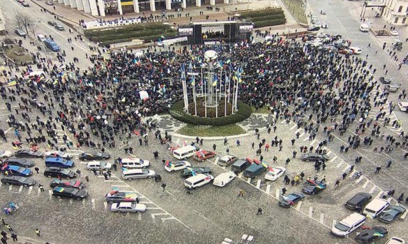 Все массовые акции в Киеве прошли сегодня без нарушений, - полиция
