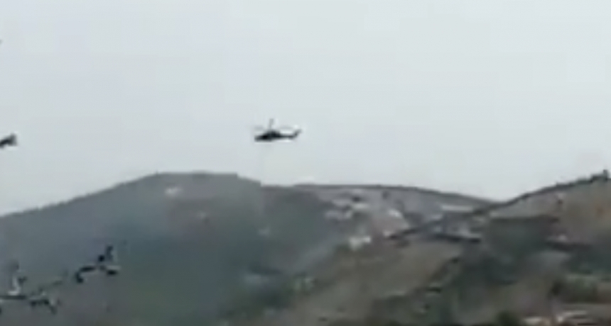 В Сирии сбили турецкий военный вертолет. ВИДЕО